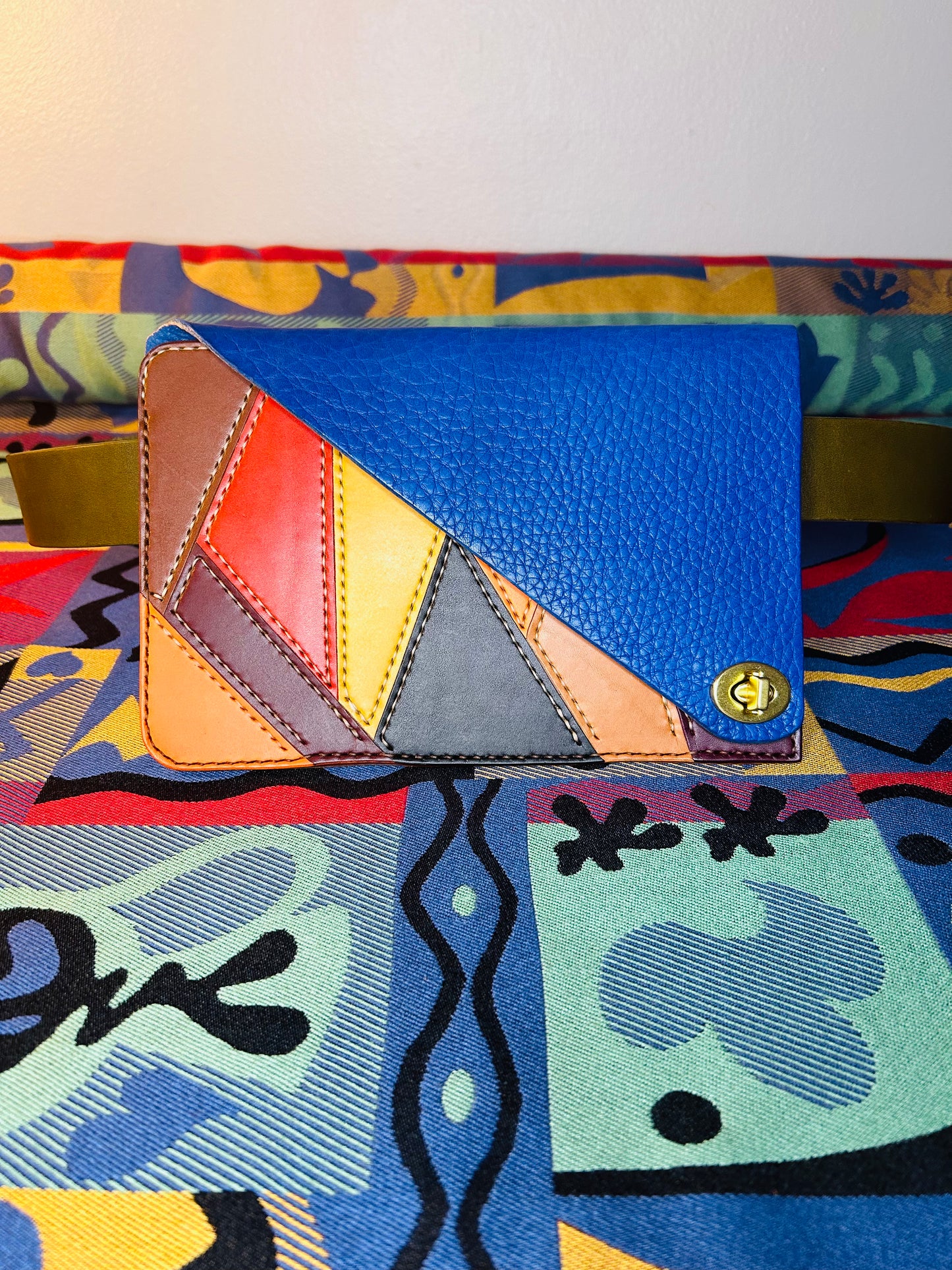 Blue Unicorn Patchwork Belt Bag #2