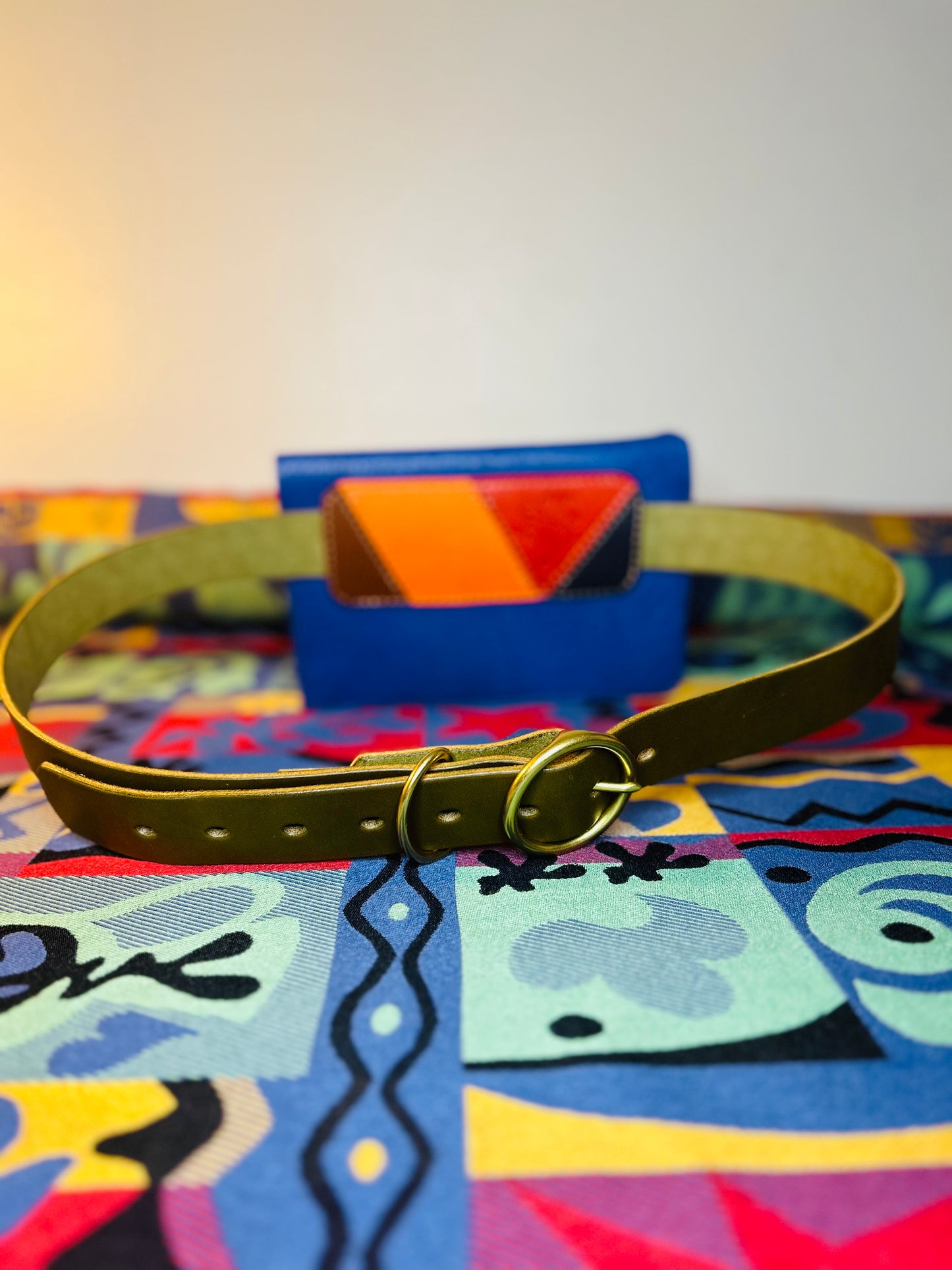 Blue Unicorn Patchwork Belt Bag #2