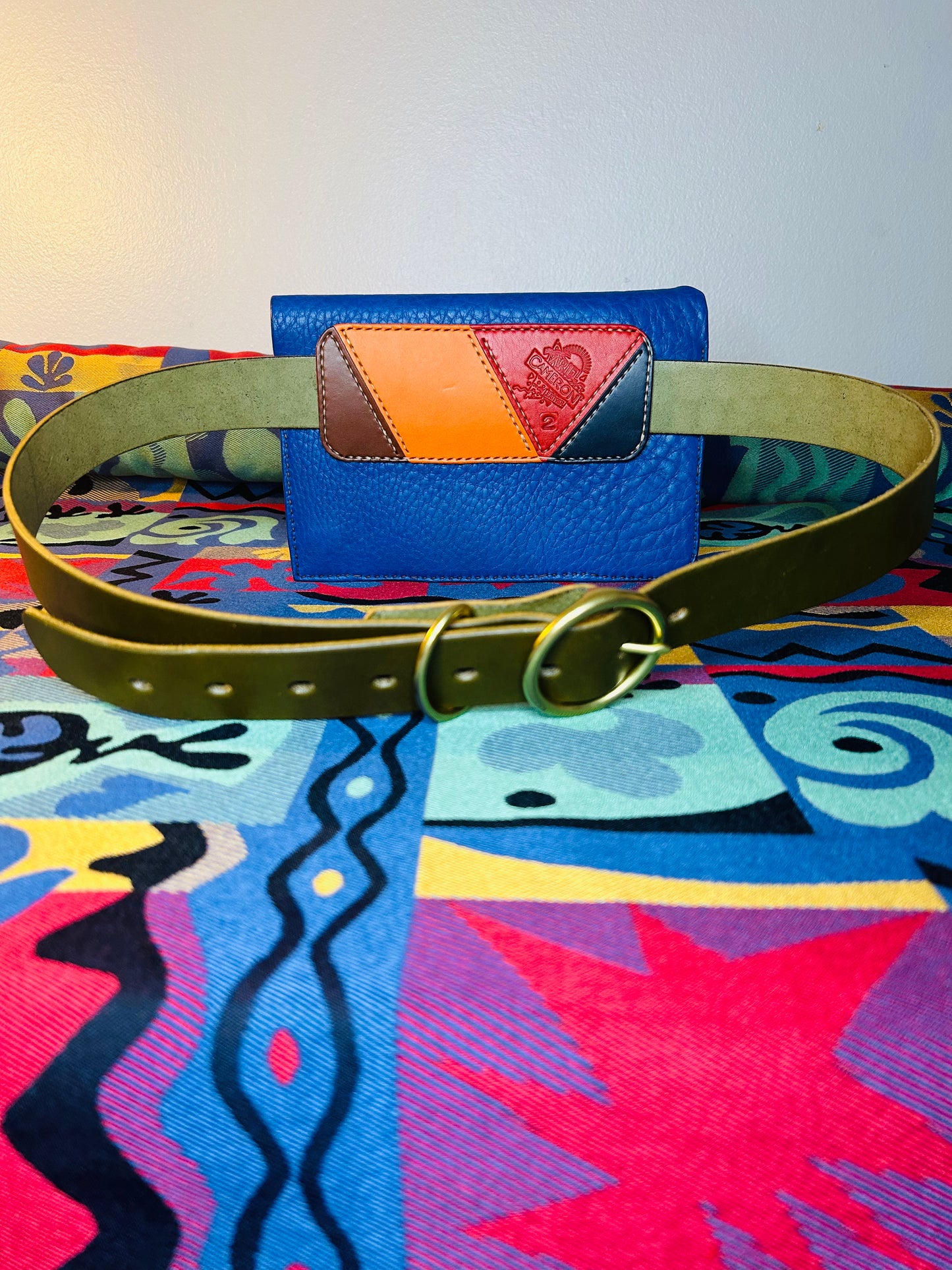 Blue Unicorn Patchwork Belt Bag #2