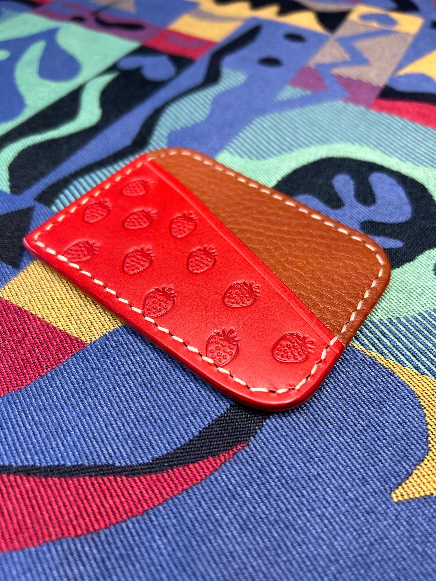 Strawberry card holder