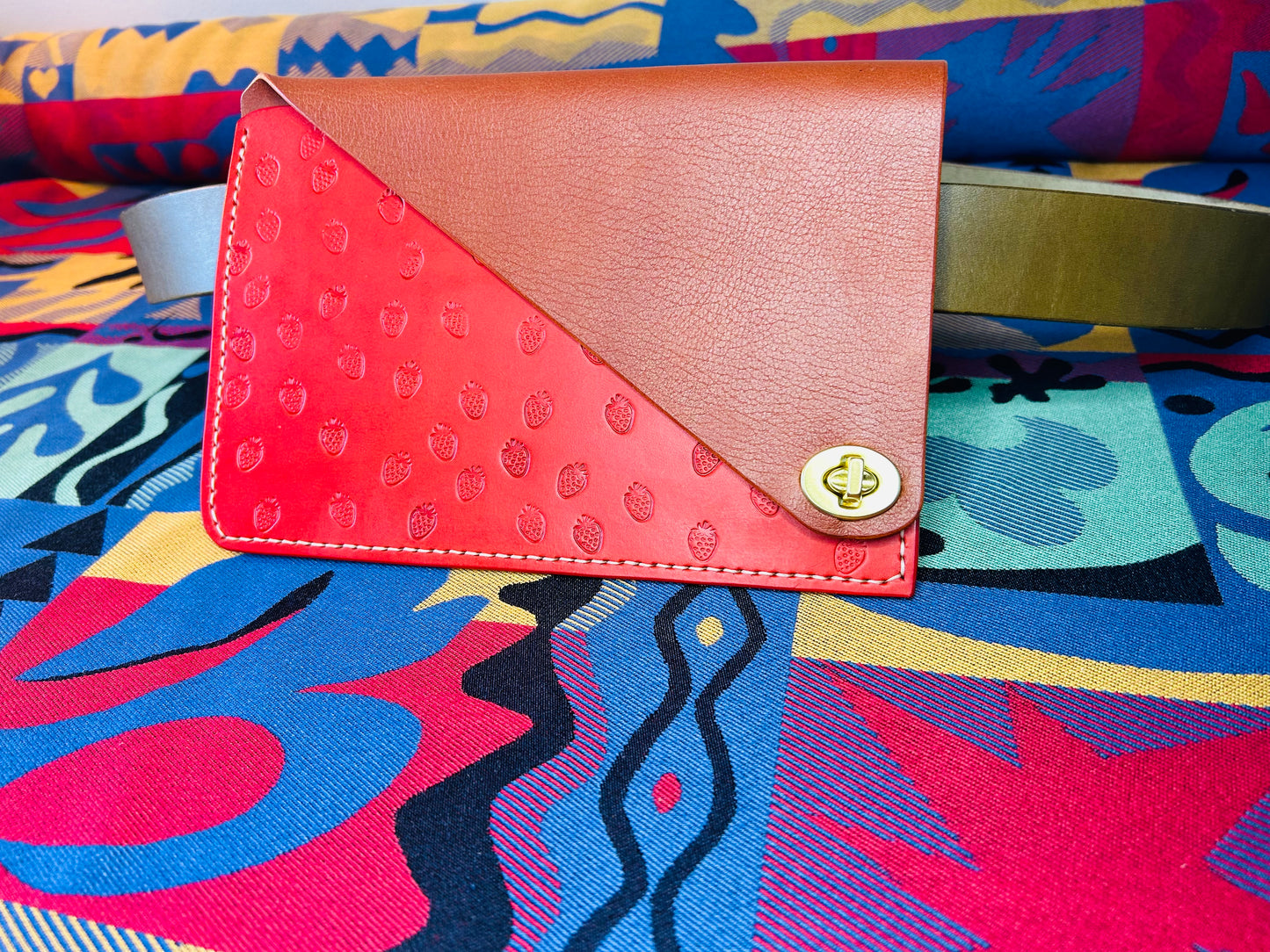 Strawberry belt bag