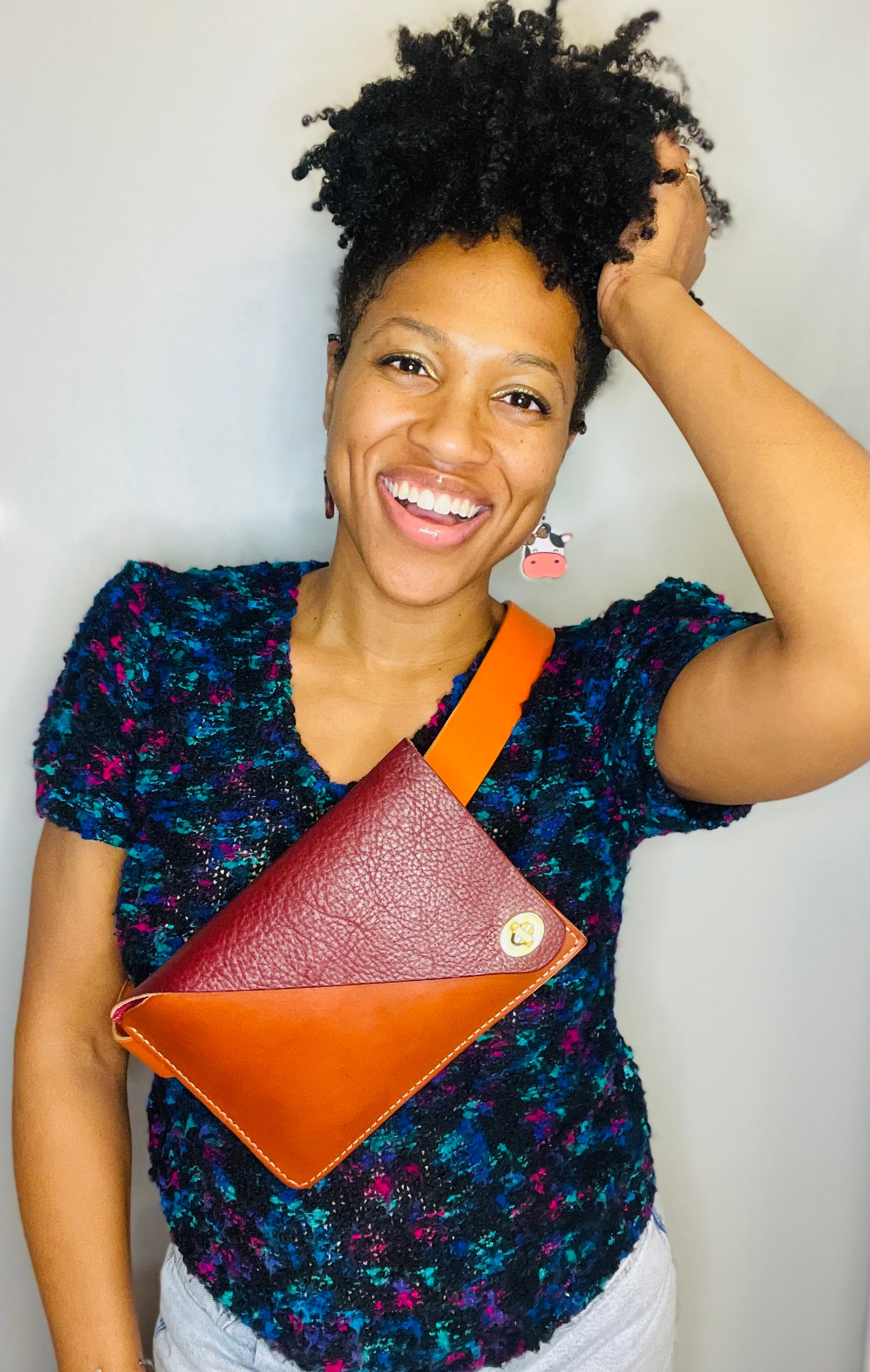 Yvette Belt Bag - Burgundy
