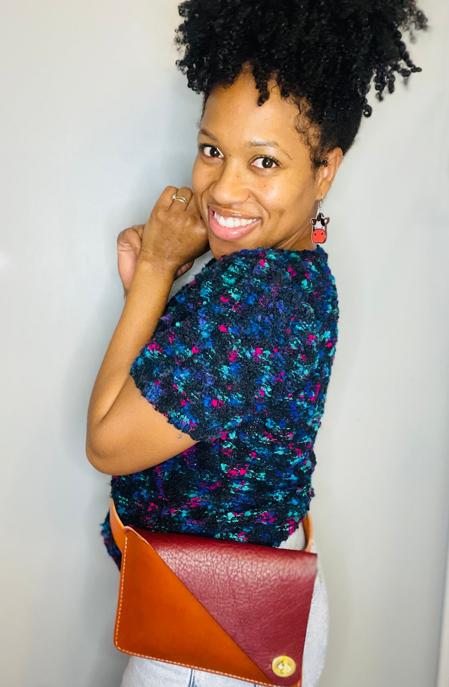 Yvette Belt Bag - Burgundy