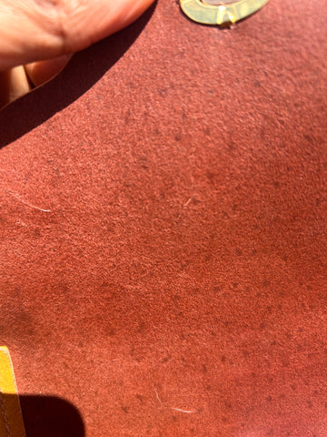 Swiggly Crossbody purse in Brown, Red, & Yellow!