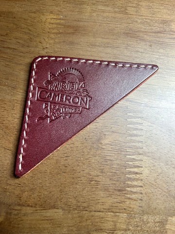 Corner Bookmark- Strawberry Joy 🍓 Purple back