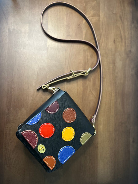 Polka Dot Medium Crossbody bag!