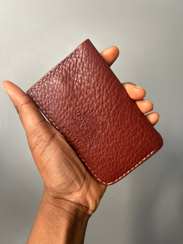 Mini Bag wallet- Brown/Cobalt blue