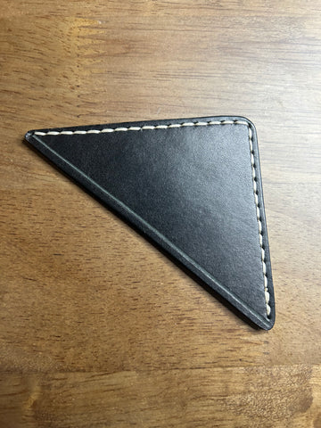 Corner Bookmark- Black on Black