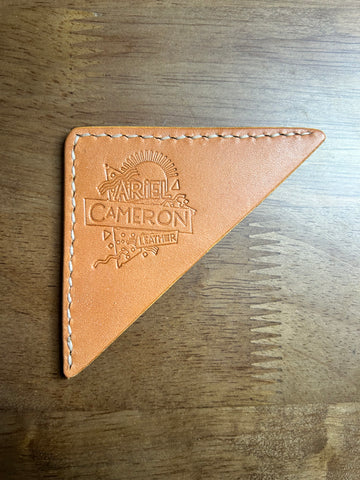 Corner Bookmark- Strawberry Joy 🍓 Tan Back