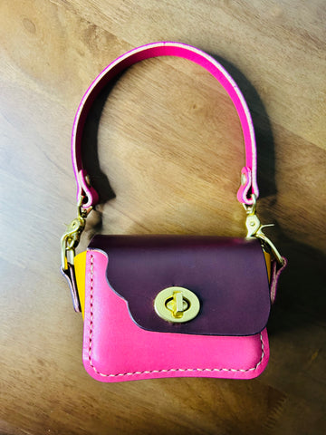 Pink Paradise - Little Cutie teacup squiggle Handbag💛