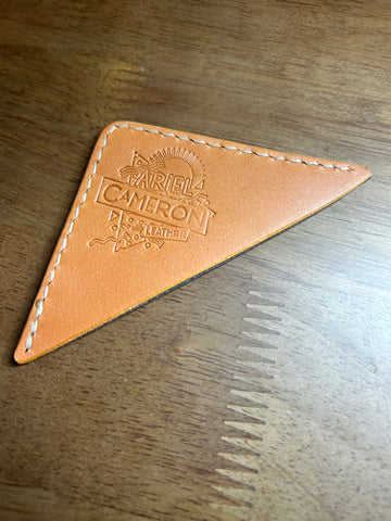Corner Bookmark- Milled Navy