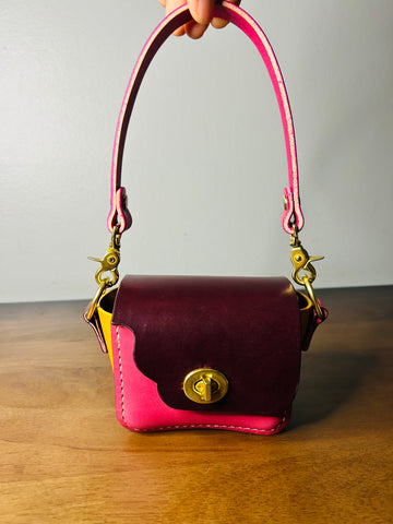 Pink Paradise - Little Cutie teacup squiggle Handbag💛