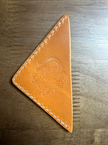 Corner Bookmark- Milled brown