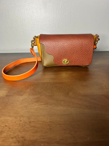 Medium Swiggle Bag- Milled Brown
