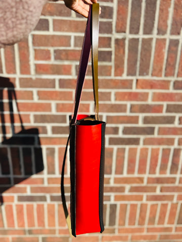 Polka Dot One of a Kind Tote Bag - Black!