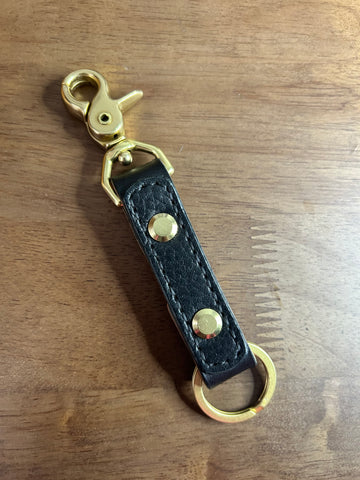 Lloyd in All black- Swivel Clasp Keychain