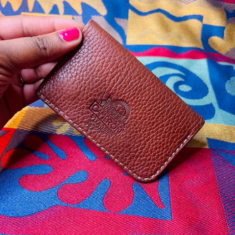 Mini Bag Wallet - brown/mustard